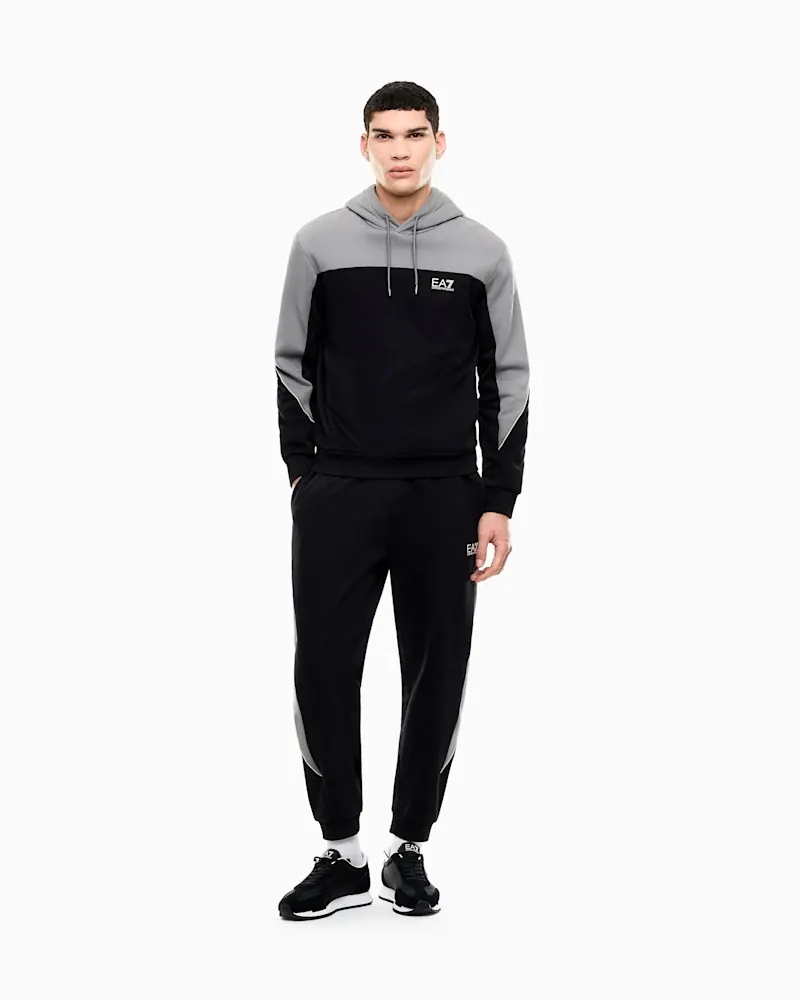 Штани EA7 slim fit зі змішаної бавовни — фото 2